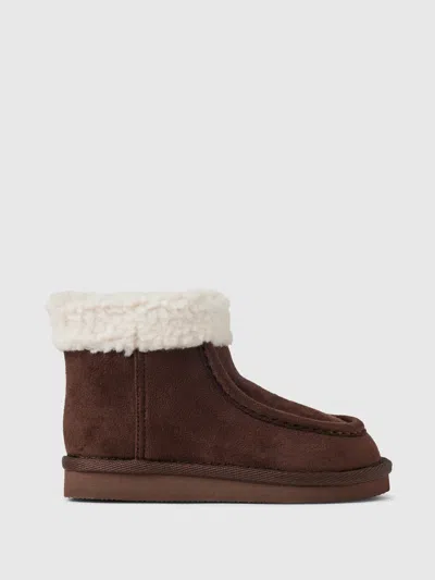 Gap Babies' Toddler Cozy Moc Boots In Dark Brown