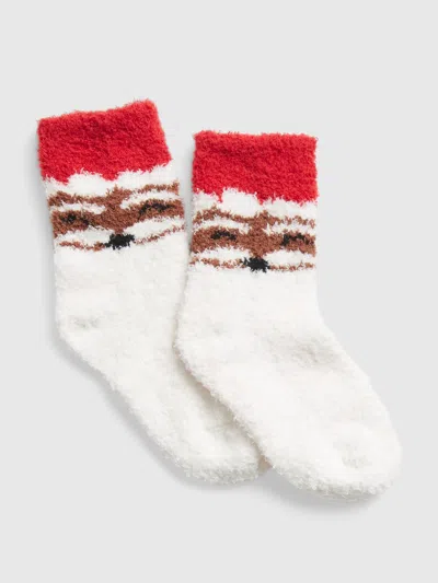 Gap Babies' Toddler Cozy Santa Socks In Brown