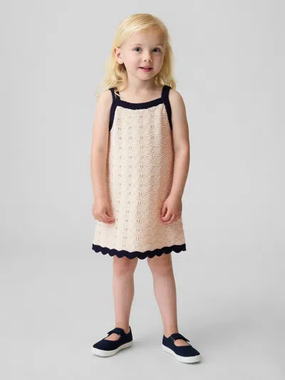 Gap Babies' Toddler Crochet Tank Dress In White