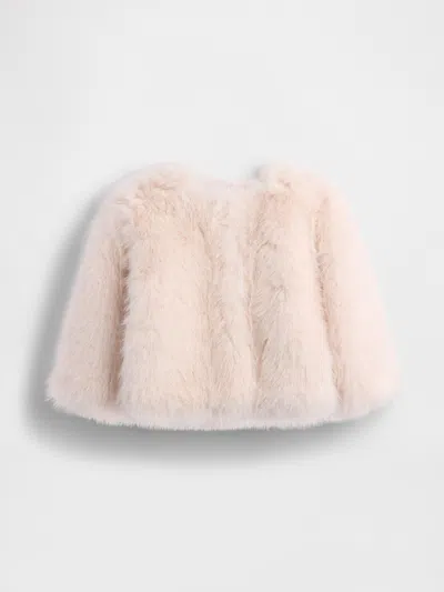 Gap Babies' Toddler Faux Fur Jacket In Pink