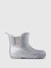 Gap Toddler Glitter Rain Boots In Silver Metallic
