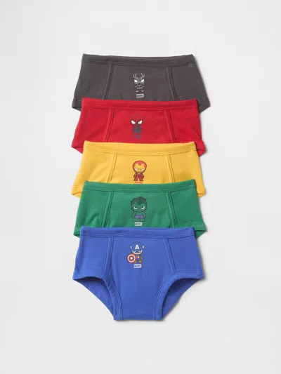 Gap Babies' Toddler Marvel Briefs (5-pack) In Starlight Gold