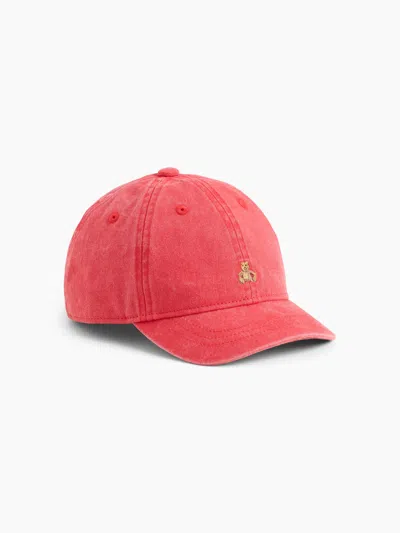 Gap Kids' Toddler Overdye Brannan Bear Baseball Hat In Red