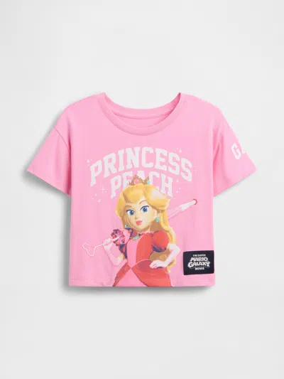 Gap Babies' Toddler Princess Peach Graphic T-shirt In Pink