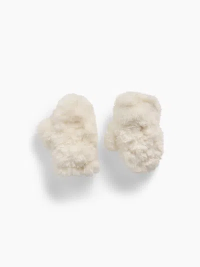 Gap Babies' Toddler Recycled Sherpa Mittens In Ivory Frost