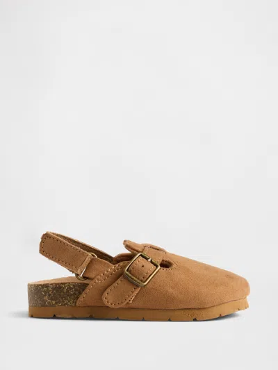 Gap Babies' Toddler Vegan Suede Clogs In Brown