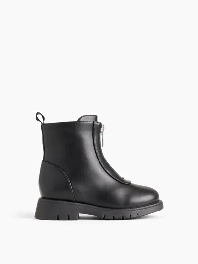 Gap Babies' Toddler Zip-front Boots In Black