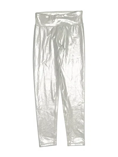 Pre-owned Gap Kids' Track Pants In Silver
