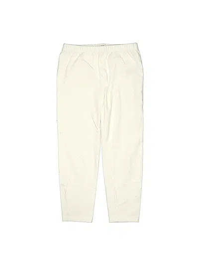 Pre-owned Gap Kids' Track Pants In White