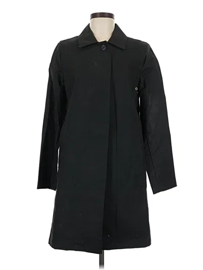 Pre-owned Gap Trenchcoat In Black