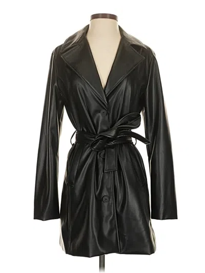 Pre-owned Gap Trenchcoat In Black