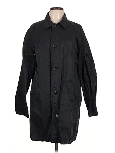 Pre-owned Gap Trenchcoat In Black