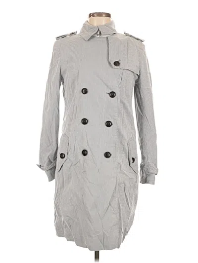 Pre-owned Gap Trenchcoat In Gray
