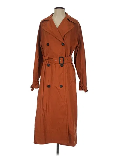 Pre-owned Gap Trenchcoat In Orange