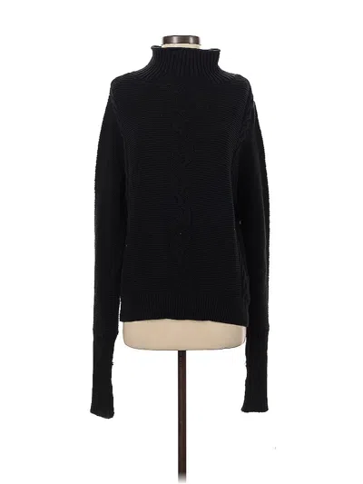 Pre-owned Gap Turtleneck Sweater In Black