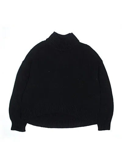 Pre-owned Gap Kids' Turtleneck Sweater In Black