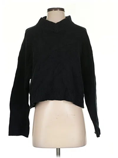 Pre-owned Gap Turtleneck Sweater In Black