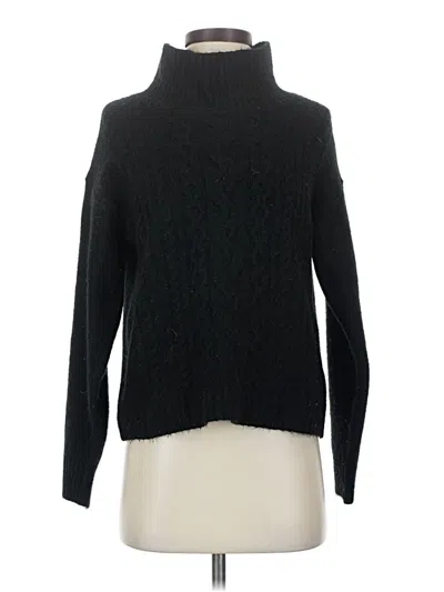 Pre-owned Gap Turtleneck Sweater In Black