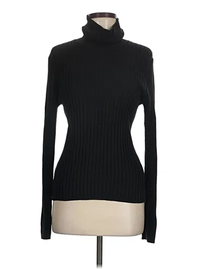 Pre-owned Gap Turtleneck Sweater In Black