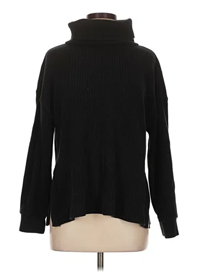 Pre-owned Gap Turtleneck Sweater In Black