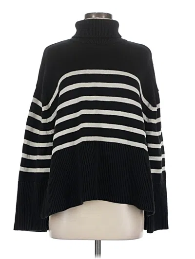 Pre-owned Gap Turtleneck Sweater In Black