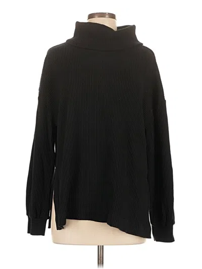 Pre-owned Gap Turtleneck Sweater In Black