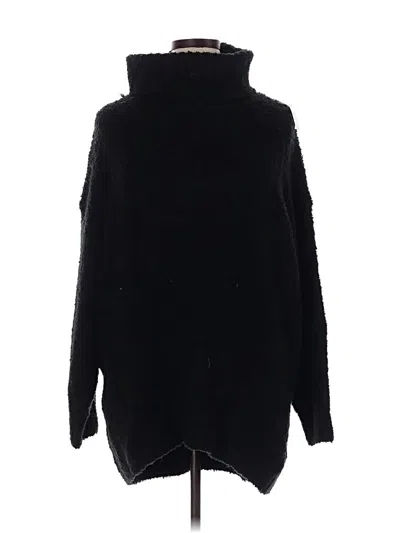 Pre-owned Gap Turtleneck Sweater In Black