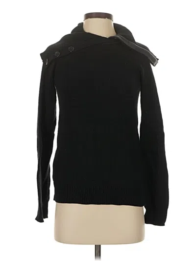 Pre-owned Gap Turtleneck Sweater In Black