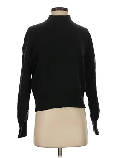 Pre-owned Gap Turtleneck Sweater In Black