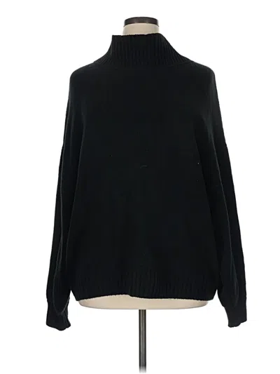 Pre-owned Gap Turtleneck Sweater In Black