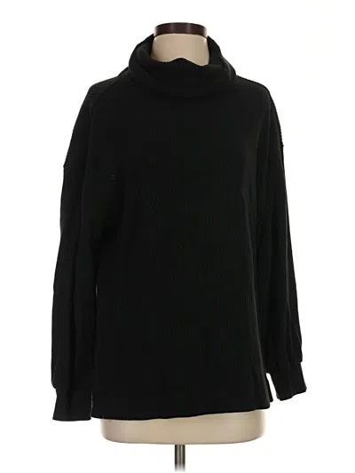 Pre-owned Gap Turtleneck Sweater In Black