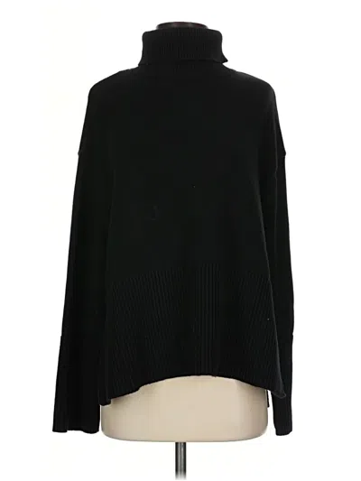Pre-owned Gap Turtleneck Sweater In Black