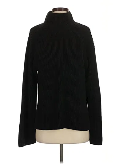 Pre-owned Gap Turtleneck Sweater In Black