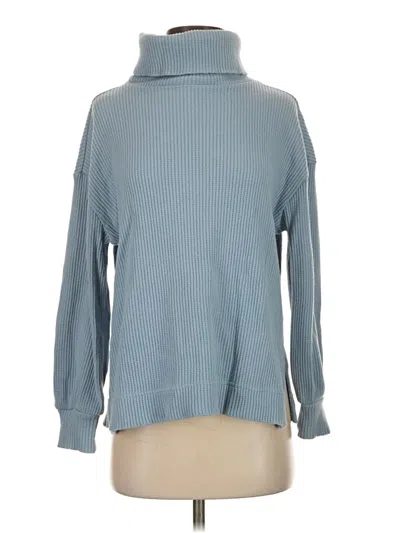 Pre-owned Gap Turtleneck Sweater In Blue
