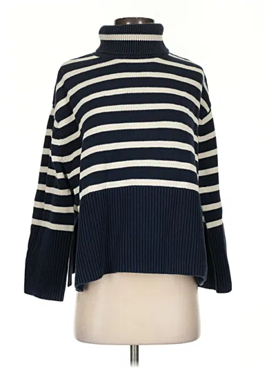 Pre-owned Gap Turtleneck Sweater In Blue