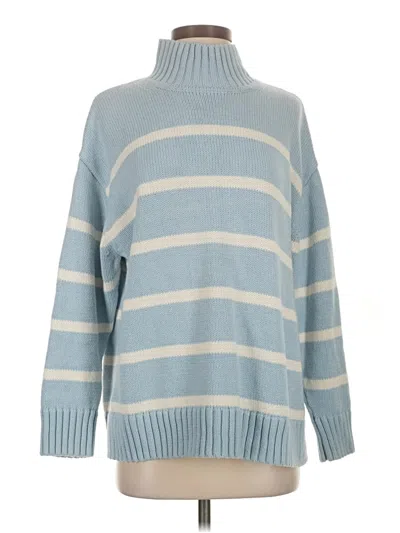 Pre-owned Gap Turtleneck Sweater In Blue