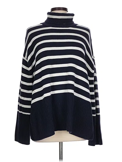 Pre-owned Gap Turtleneck Sweater In Blue