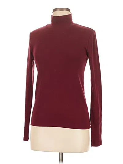 Pre-owned Gap Turtleneck Sweater In Burgundy