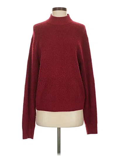 Pre-owned Gap Turtleneck Sweater In Burgundy