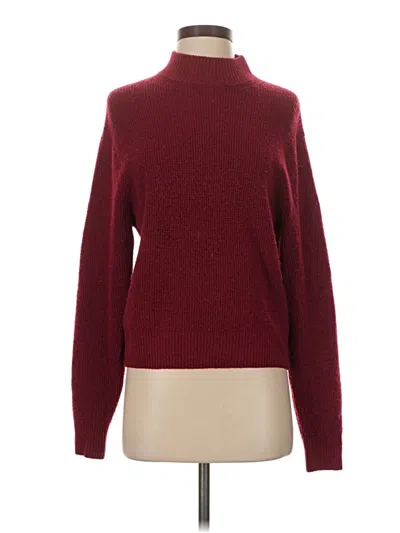 Pre-owned Gap Turtleneck Sweater In Burgundy