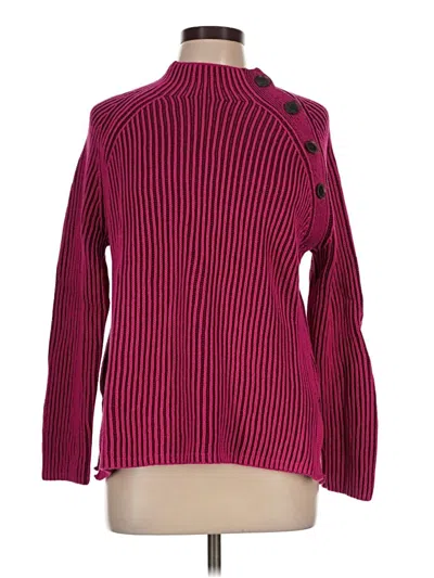 Pre-owned Gap Turtleneck Sweater In Burgundy