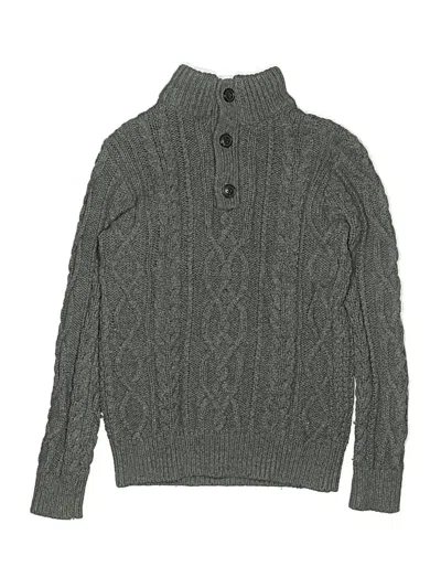 Pre-owned Gap Kids' Turtleneck Sweater In Gray