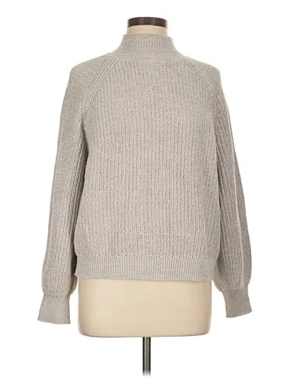 Pre-owned Gap Turtleneck Sweater In Gray