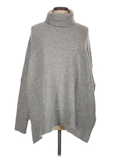 Pre-owned Gap Turtleneck Sweater In Gray