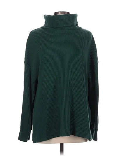 Pre-owned Gap Turtleneck Sweater In Green