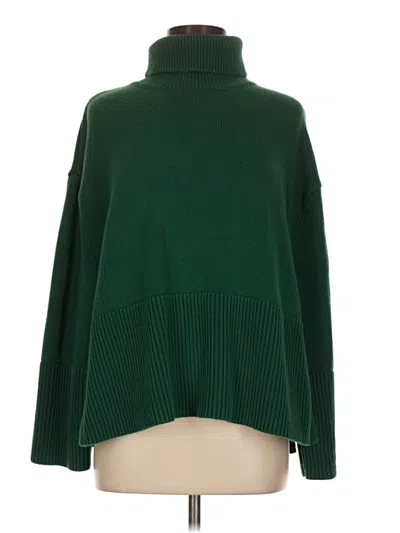 Pre-owned Gap Turtleneck Sweater In Green