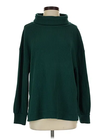 Pre-owned Gap Turtleneck Sweater In Green