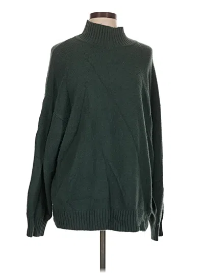 Pre-owned Gap Turtleneck Sweater In Green