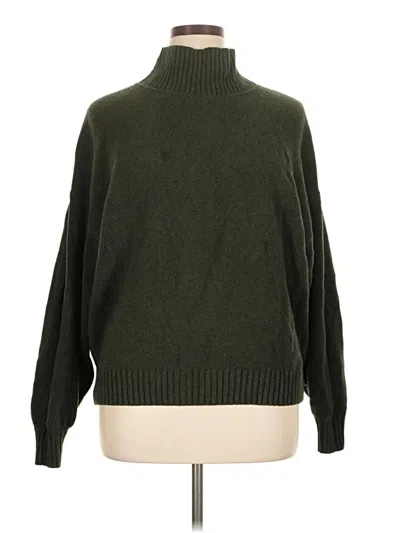 Pre-owned Gap Turtleneck Sweater In Green