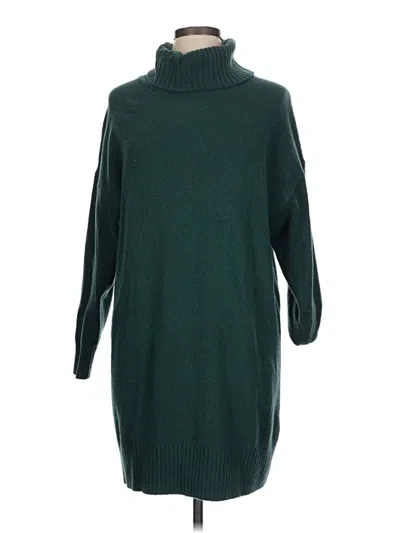 Pre-owned Gap Turtleneck Sweater In Green